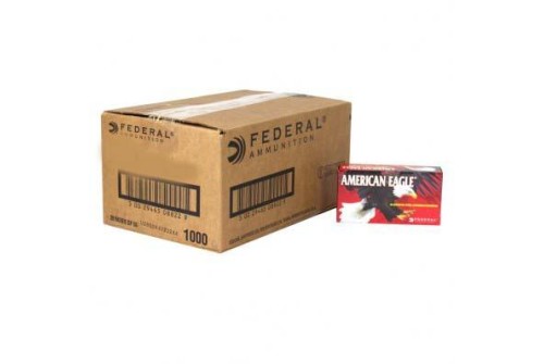 Federal Premium American Eagle Handgun Ammunition 9mm Luger 124 gr FMJ 1150 fps 1000/ct, AE9AP BK