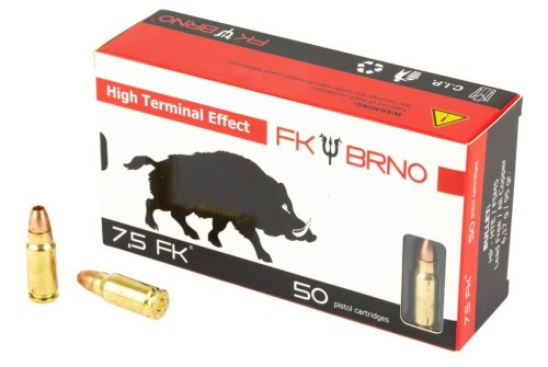 FK BRNO 7.5 FK F5/HTE Ammunition 50rds 95gr