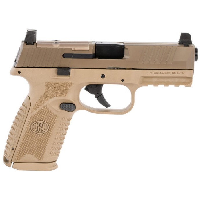 FN 509M MRD Flat Dark Earth 9mm 4" Barrel 10-Rounds Co-Witness Iron Sights