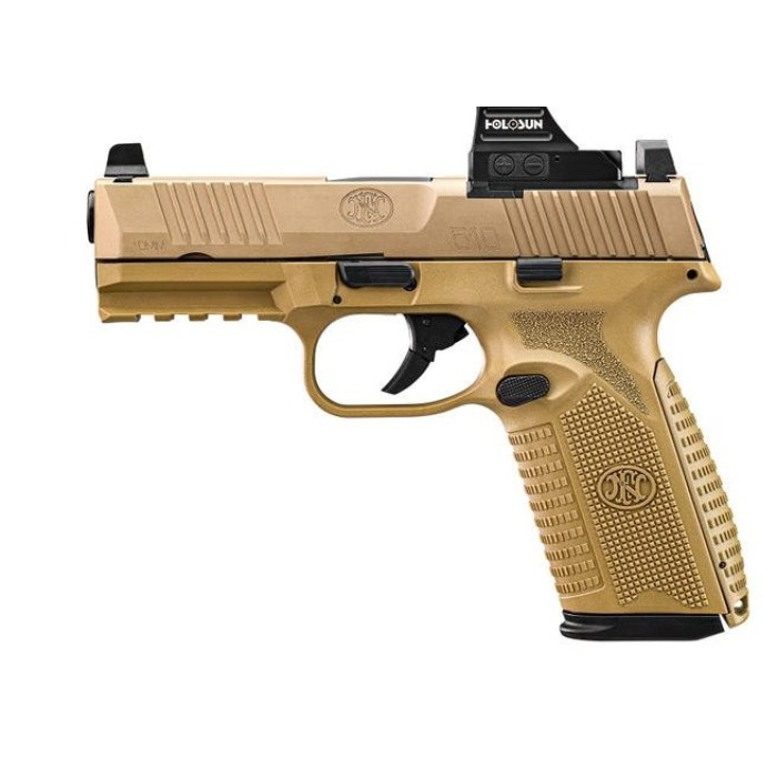 Fn 510 Mrd 10 Mm W/ Holosun 407c 2 10rd Mag Nms Fde