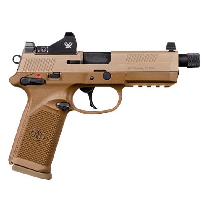 FN FNX Tactical Flat Dark Earth .45 ACP 5.3" Barrel 10-Rounds Vortex Viper Sight