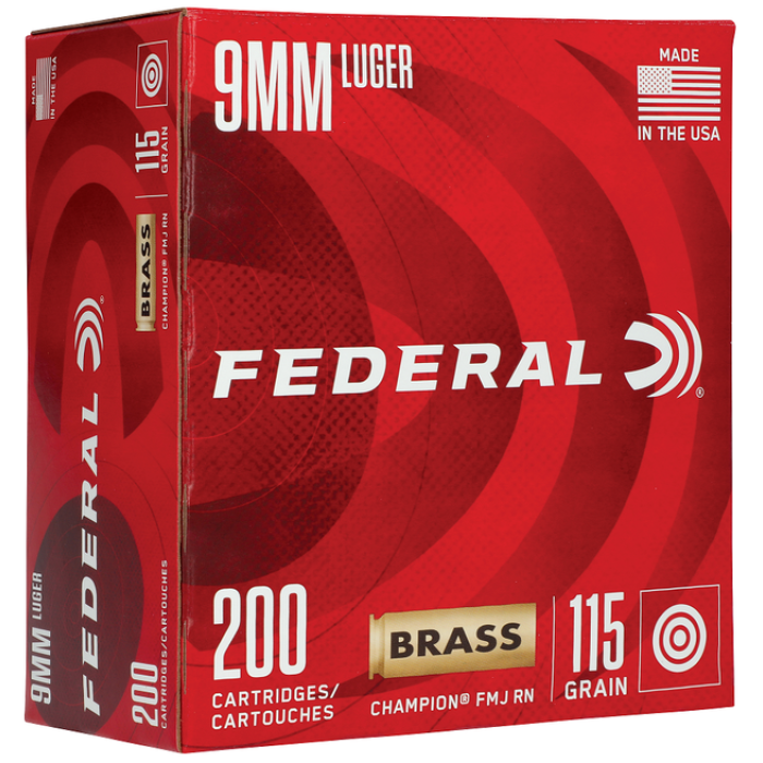 Federal Championion, 9mm 115 gr 200/1