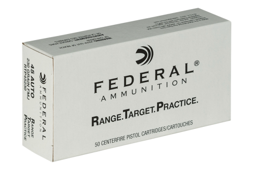 45 ACP - 230 Grain FMJ - Federal RTP - 50 Rounds