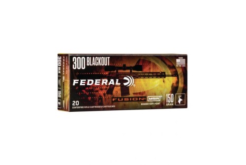 Federal Fusion .300 AAC 150 gr FSP 20 Rounds Ammunition - F300BMSR2