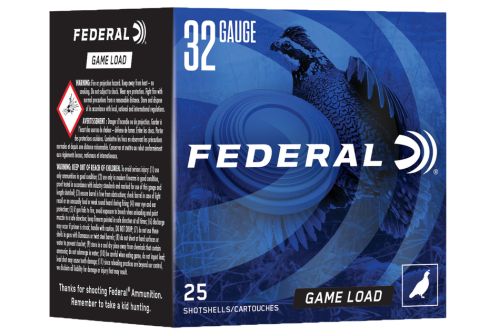 Federal Premium Game Load Upland 32 Gauge 2.5in #8 Shot 1/2 oz 1260 ft/s Centerfire Shotgun Shot Ammo, 25 Rounds, N132 8