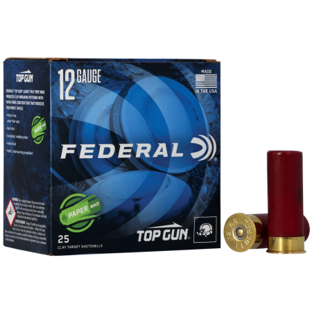 Federal Premium Paper Wad 12 GA #7.5 oz 1 oz 25-Rounds 2.75