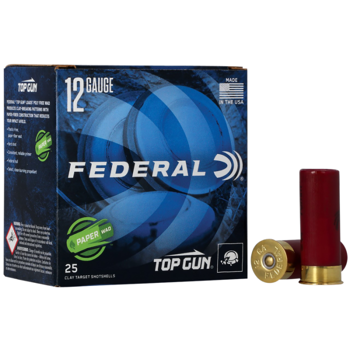 Federal Premium Paper Wad 12 GA #7.5 oz 1 oz 25-Rounds 2.75