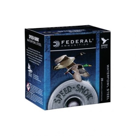 Federal Speed-Shok 12 ga 3" 1.25 oz. #4 25 Shotshells - WF142 4