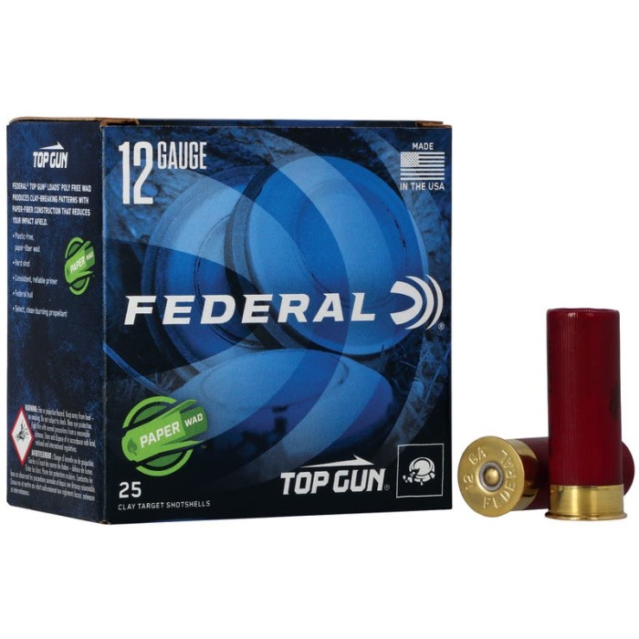 Federal Top Gun, Federal Tg12w75    Paper   12  2.75 11/8      25/10