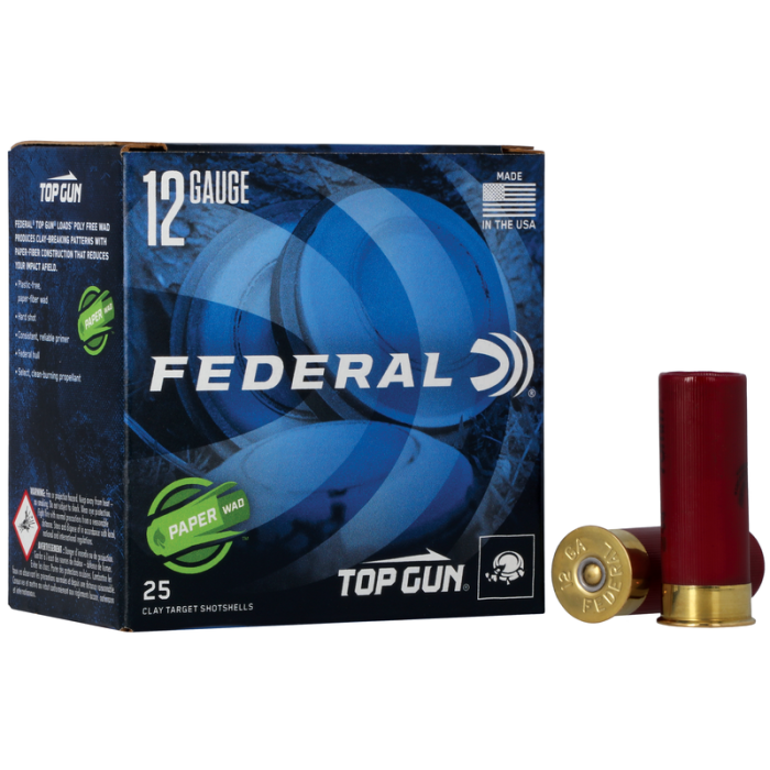 Federal Top Gun, Federal Tg12ws275  Paper   12  2.75  1oz      25/10