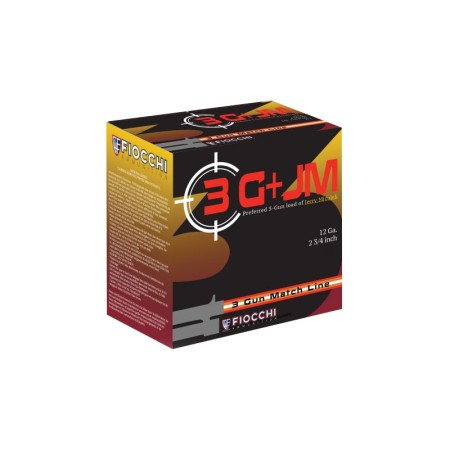 Fiocchi 3 Gun, Fio 12bk3g00  3 Gun Match Lr Buck     10/25