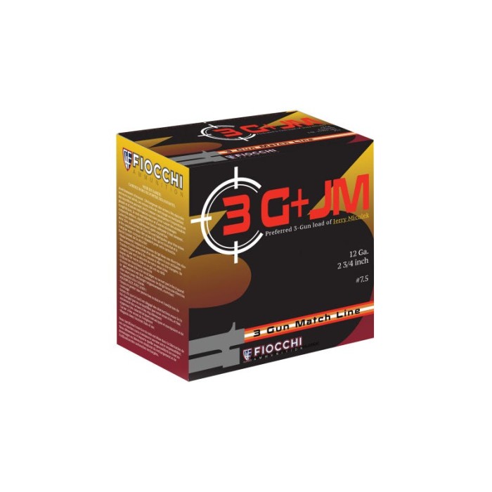 Fiocchi 3 Gun, Fio 12dl3g75  3 Gun Match   1oz       25/10