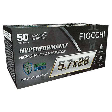 5.7x28mm - 35 Grain Jacketed Frangible - Fiocchi - 500 Rounds