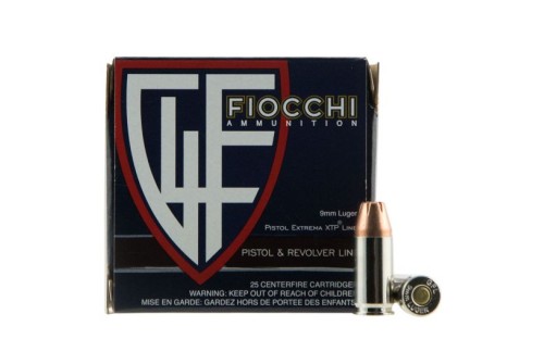 Fiocchi Extrema XTP 9mm 115 gr XTPHP 25 Rounds Ammunition - 9XTP25