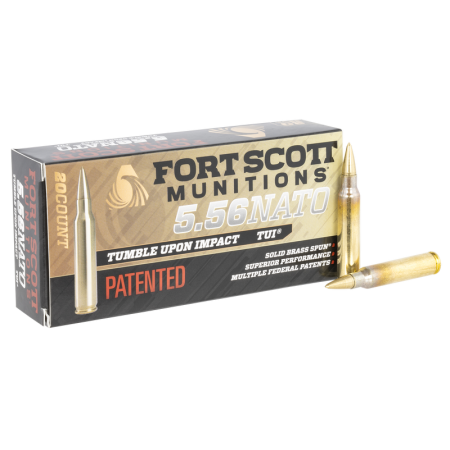 Fort Scott Munitions Tui, Fsm 556-062-sbv1     556nato 62gr Sbs Tui    20/25