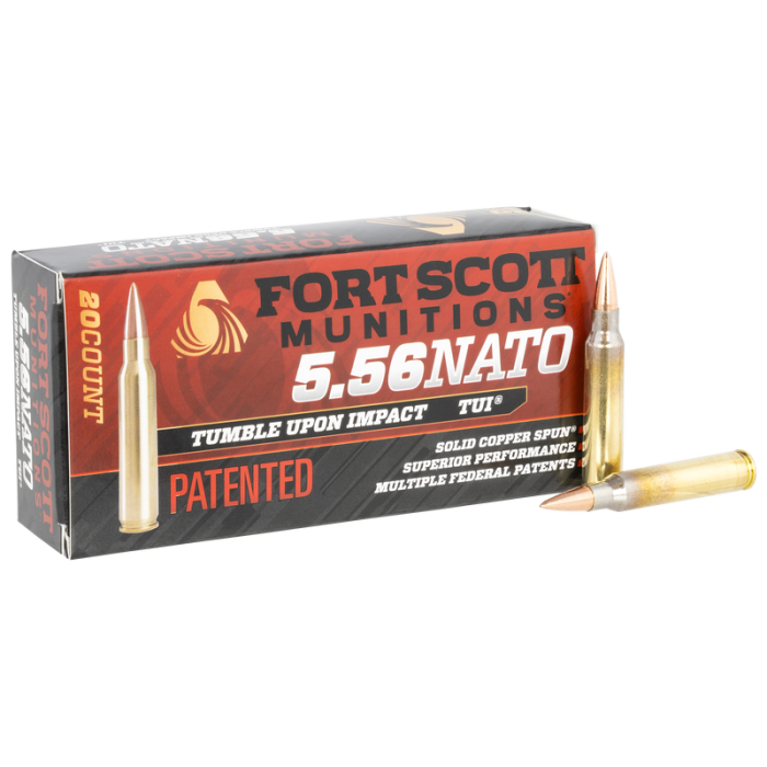 Fort Scott Munitions Tui, Fsm 556-062-scv      556nato 62gr Scs Tui    20/25