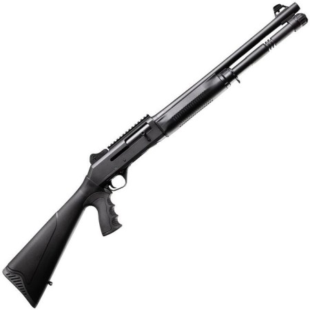 FOUR PEAKS AKSA S4 12 GAUGE 18.5" BARREL 5-ROUNDS 3" CHAMBER BLACK PISTOL GRIP FIXED STOCK GHOST RING SIGHTS SHOTGUN