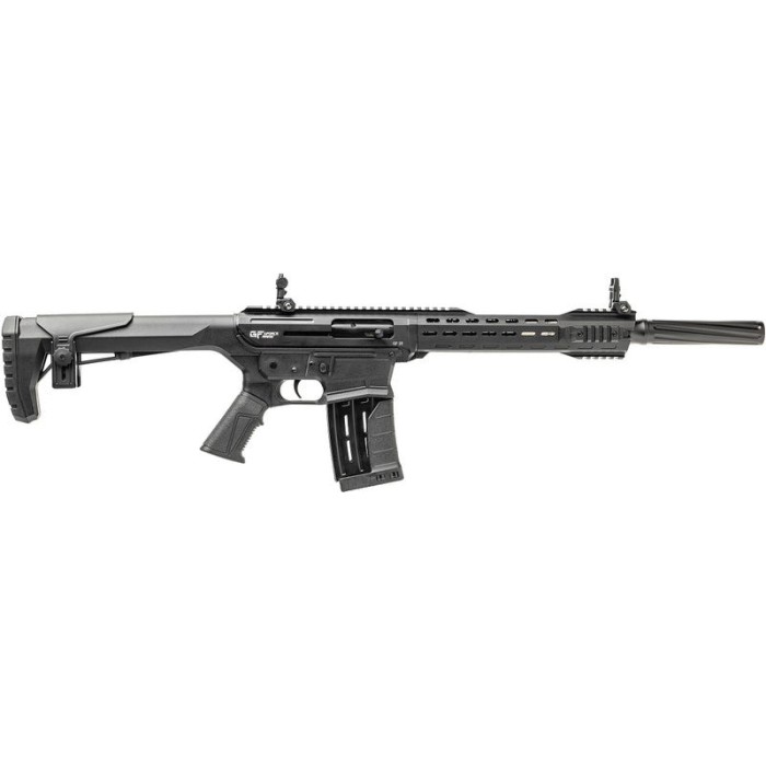 GForce GF25 12 Ga, 18.5" Barrel, Black, Adjustable Comb, 5rd