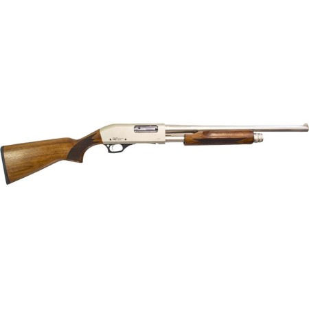 G-Force GF3PN Wood / Nickel 12 GA 18.5" Barrel 3"-Chamber 4-Rounds