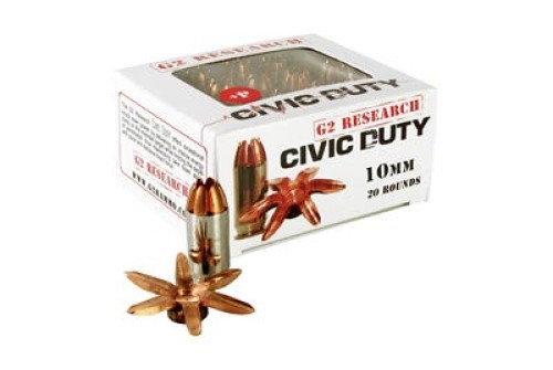 G2r Civic Duty 10mm 122gr 20/500