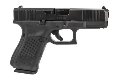 GLOCK Blue Label 19 GEN 5 9mm Fixed Sights 15RD - Black