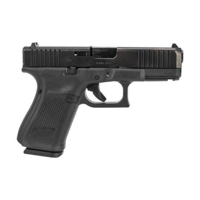 GLOCK Blue Label 19 GEN 5 9mm Fixed Sights 15RD - Black