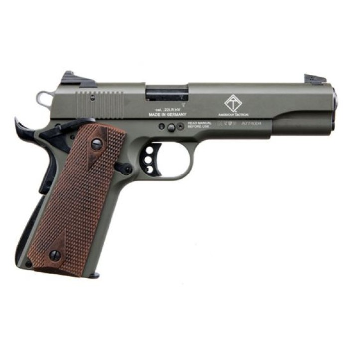 ATI GSG M1911 .22 LR Pistol, Green - GERG2210M1911G