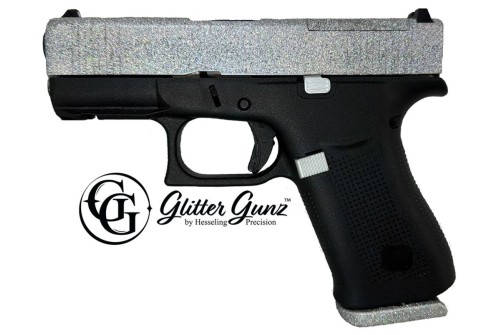 GLOCK 43X MOS 9MM DIAMOND GLITTER GUNZ