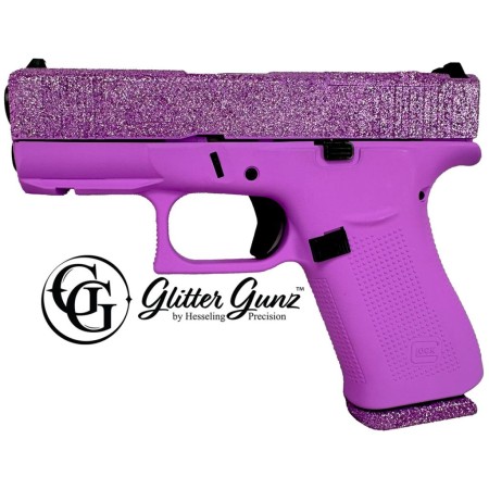 GLOCK 43X MOS 9MM 3.41 GLITTER GUNZ LUX