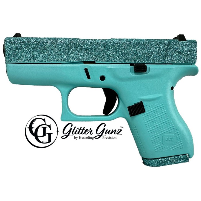 GLOCK 42 380ACP 3.25 GLITTER GUN MALIBLUE