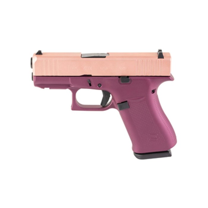 Glock 43X Skydas Custom Rose Gold / Black Cherry 9mm 3.4