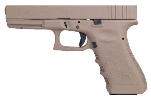 GLOCK G17 Gen 3 9MM, 4.49in. Barrel, 17rd, US - FDE [MPN: UI1750203FDE]