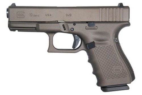 Glock 19 Gen 4 Tactical Bronze 9mm 4.02-inch 15rds