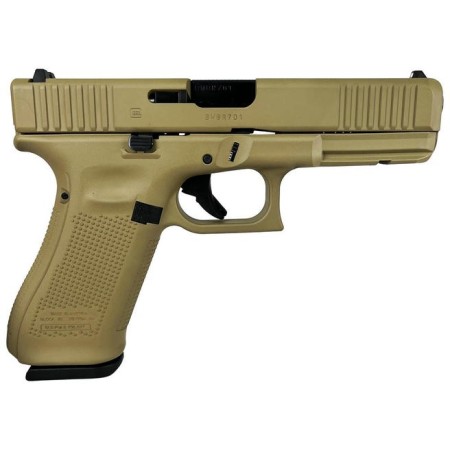 Glock 22 Gen 5 Custom "Fde" Handgun .40 S&W 15/Rd Magazines (3) 4.49" Barrel Austria PA225S203FDE