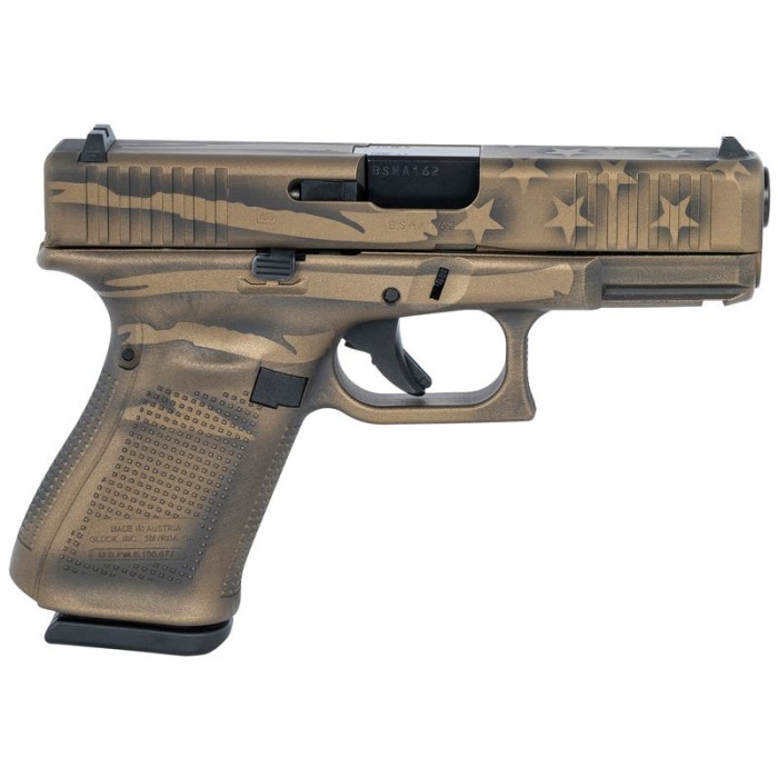 Glock 23 Gen5 Coyoyte Battleworn Flag .40 SW 4.02" Barrel 13-Rounds