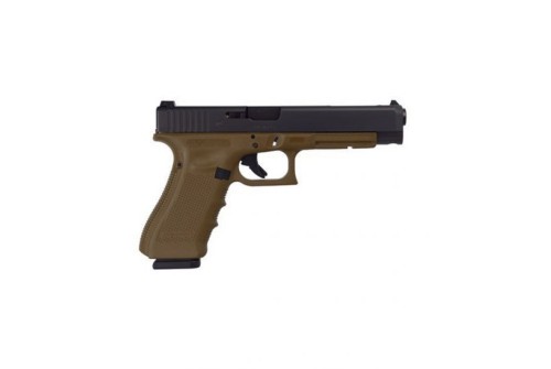 Glock 34 Gen 4 9mm Pistol, Flat Dark Earth - PG3430103D