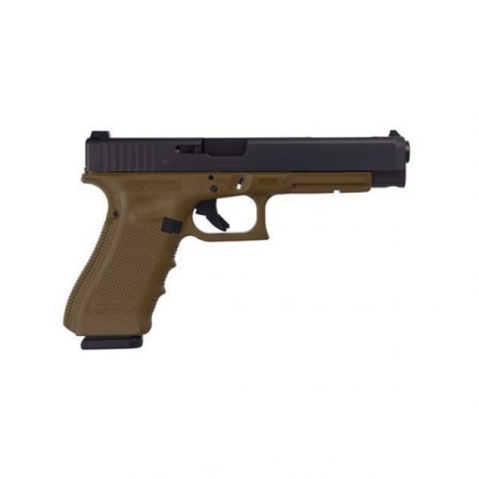 Glock 34 Gen 4 9mm Pistol, Flat Dark Earth - PG3430103D