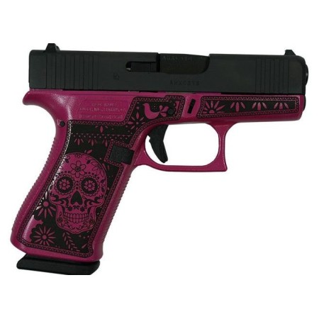 Glock 43X "Sugar Skull Pink Medusa" Handgun 9Mm Luger 10Rd Magazines(2) 3.41" Barrel Usa Made UX4350201SKP