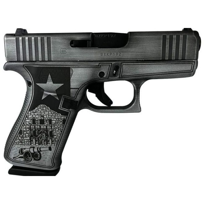 Glock 43X "Texas Sliver" Handgun 9Mm Luger 10Rd Magazines(2) 3.41" Barrel Usa Made UX4350201TXS