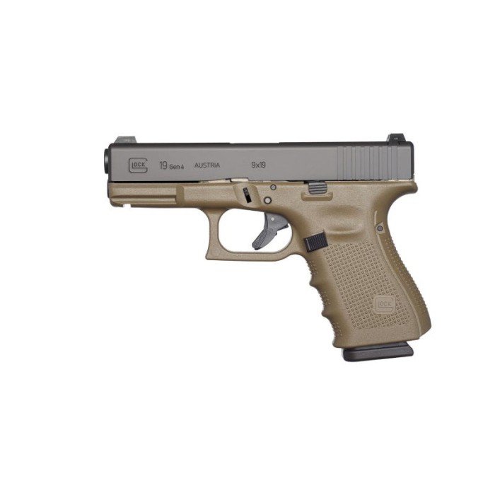 Glock 19 Gen 4 OD Green 9mm 4.02-inch 10Rds