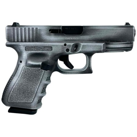 CSSI Exclusive Glock 19 Gen 3 Crushed Silver Distressed 9mm 4