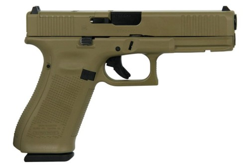 Glock 17 Gen 5 MOS Flat Dark Earth 9mm 4.49" Barrel 17-Rounds