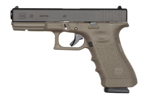 Glock 22 ODG 40 S&W 4.49" Barrel 10-Rounds Fixed Sights