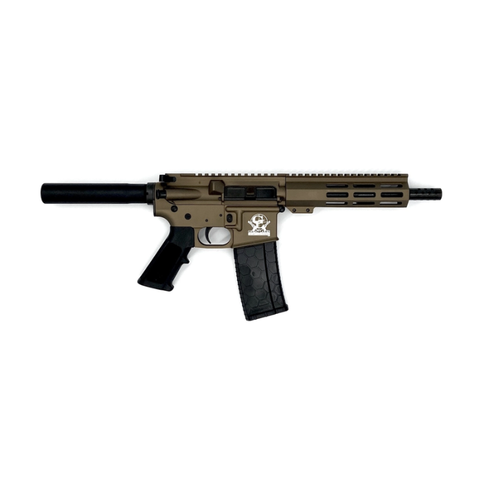 GLFA AR-15 Pistol Bronze .223 Wylde 7.5" Barrel 30-Rounds 7" Handguard