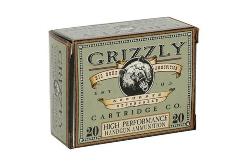 Grizzly Cartridge 45 Auto 185 Grain Jacketed Hollow Point Pistol Ammo, 20 Rounds, GC45A1