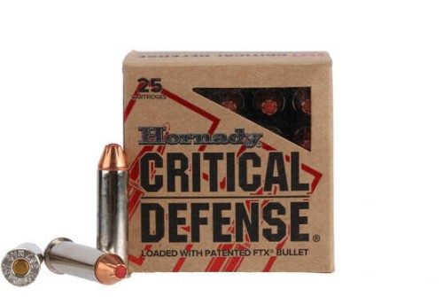 Hornady 357 Mag Critical Defense 125 Grain FTX 25 Rounds per Box