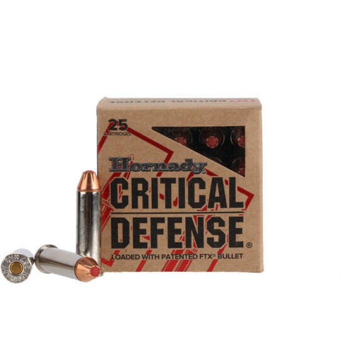 Hornady 357 Mag Critical Defense 125 Grain FTX 25 Rounds per Box