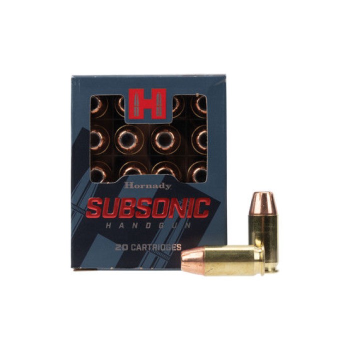 Hornady Subsonic 45 ACP 230 Grain XTP 20 Round Box