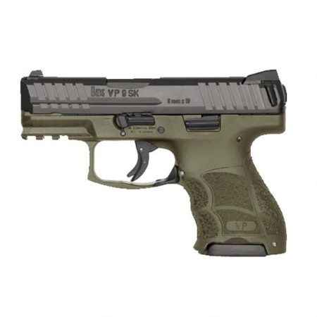 HK VP9SK 9mm Subcompact Pistol, OD Green - 81000097