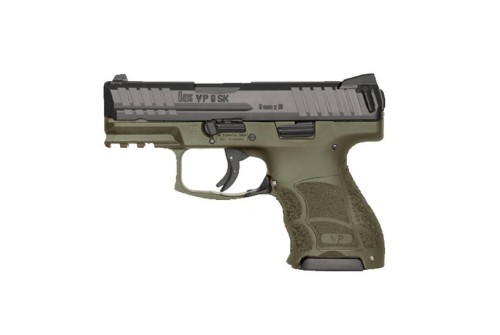 HK VP9SK 9mm Subcompact Pistol, OD Green - 81000097